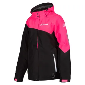 Klim  Womens Allure Snowmobile Jacket Waterproof Insulated Knockout Pink