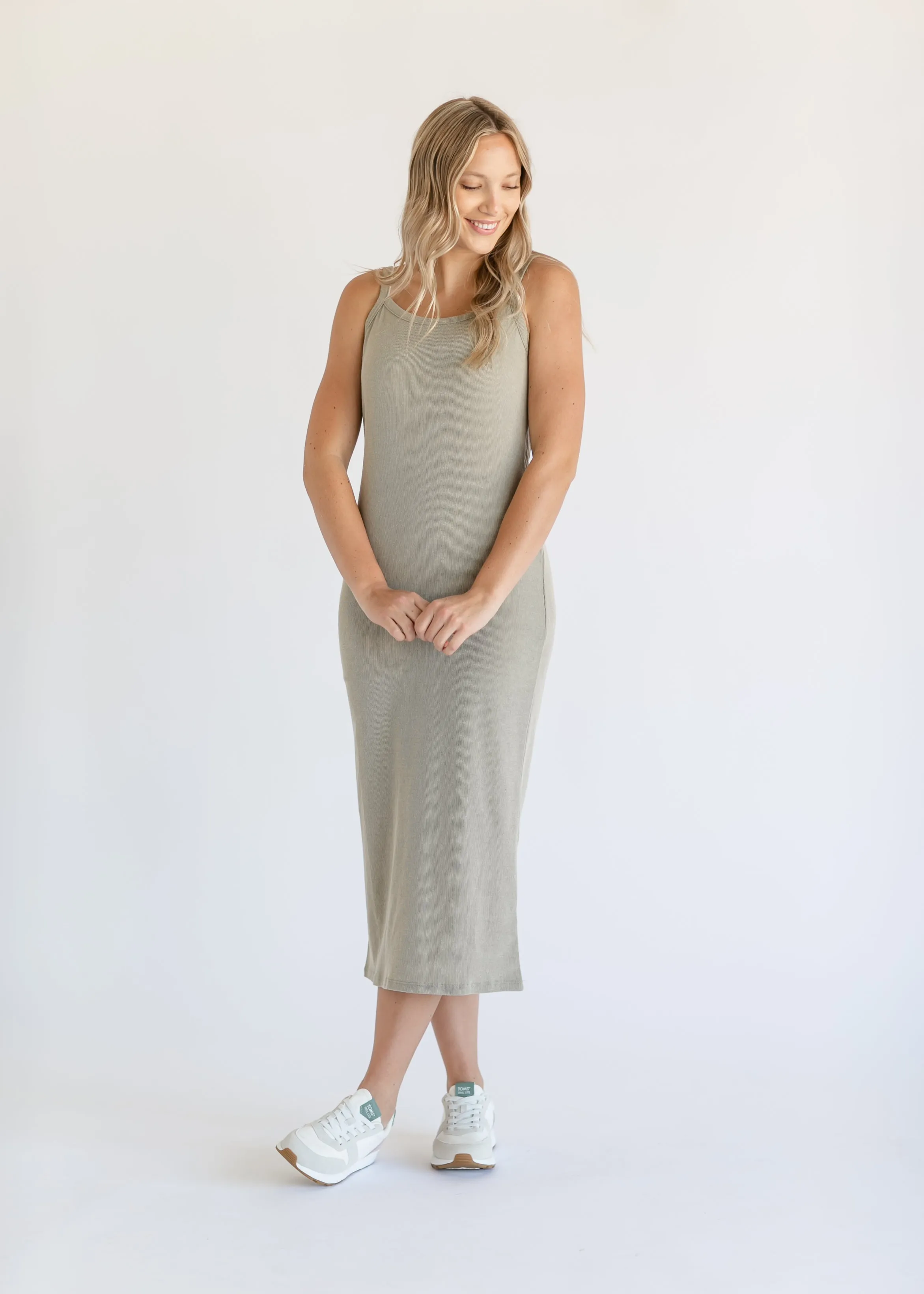 Knit Sleeveless Midi Dress - FINAL SALE