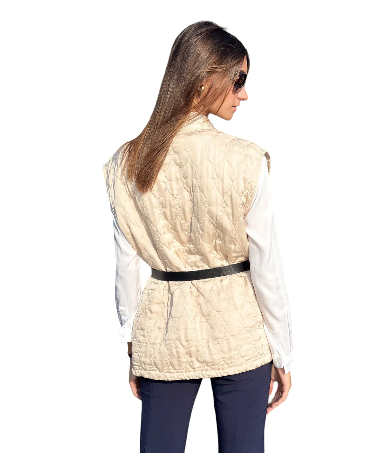 Kontatto beige gilet