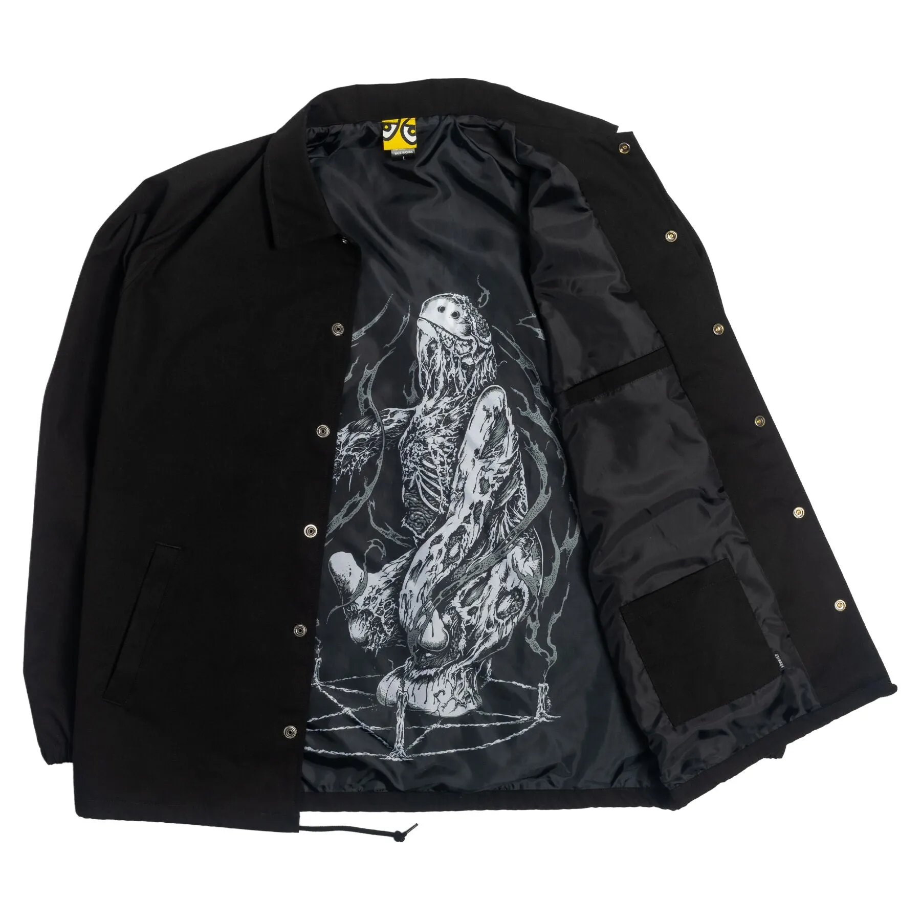 Krooked Necro Skript Jacket Black