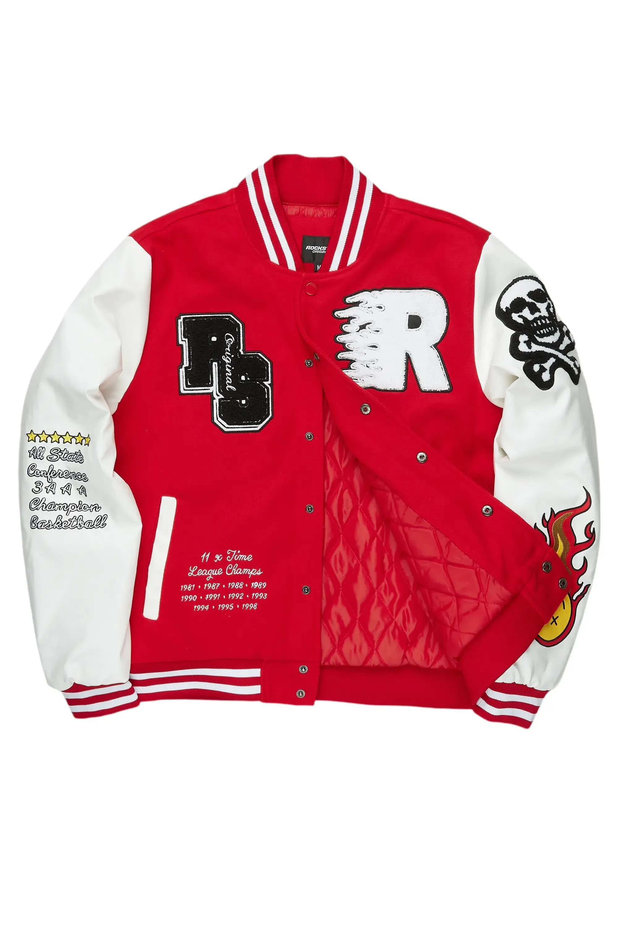 Leaner Red Bomber Jacket