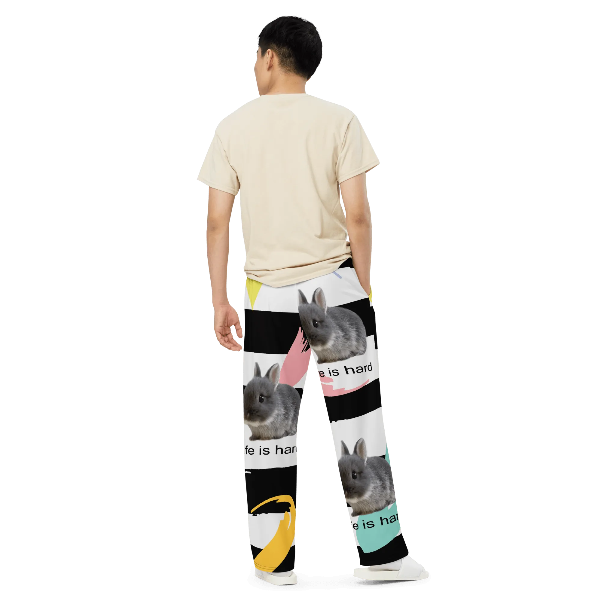 Life Is Hard Remix® Unisex Wide-Leg Pants