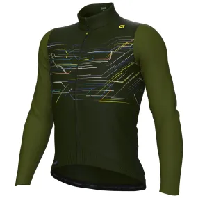 Maglia maniche lunghe Ale PR-E Megabyte - Verde