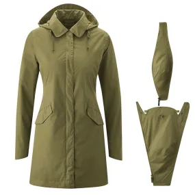 Mamalila Maternity   Babywearing Raincoat Dublin Khaki Green