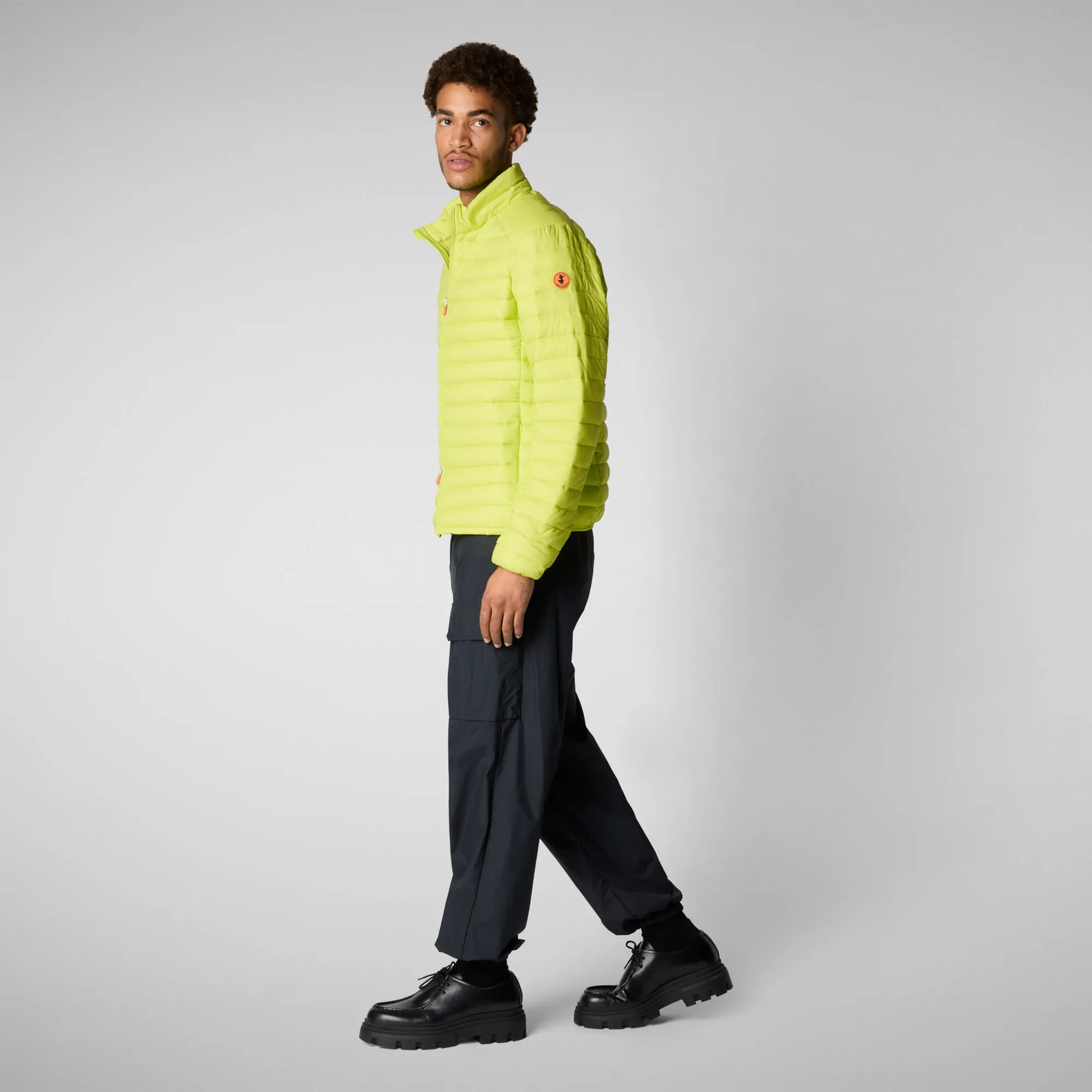 Men's  Animal free Puffer Jacket Alexander in Lichen Green