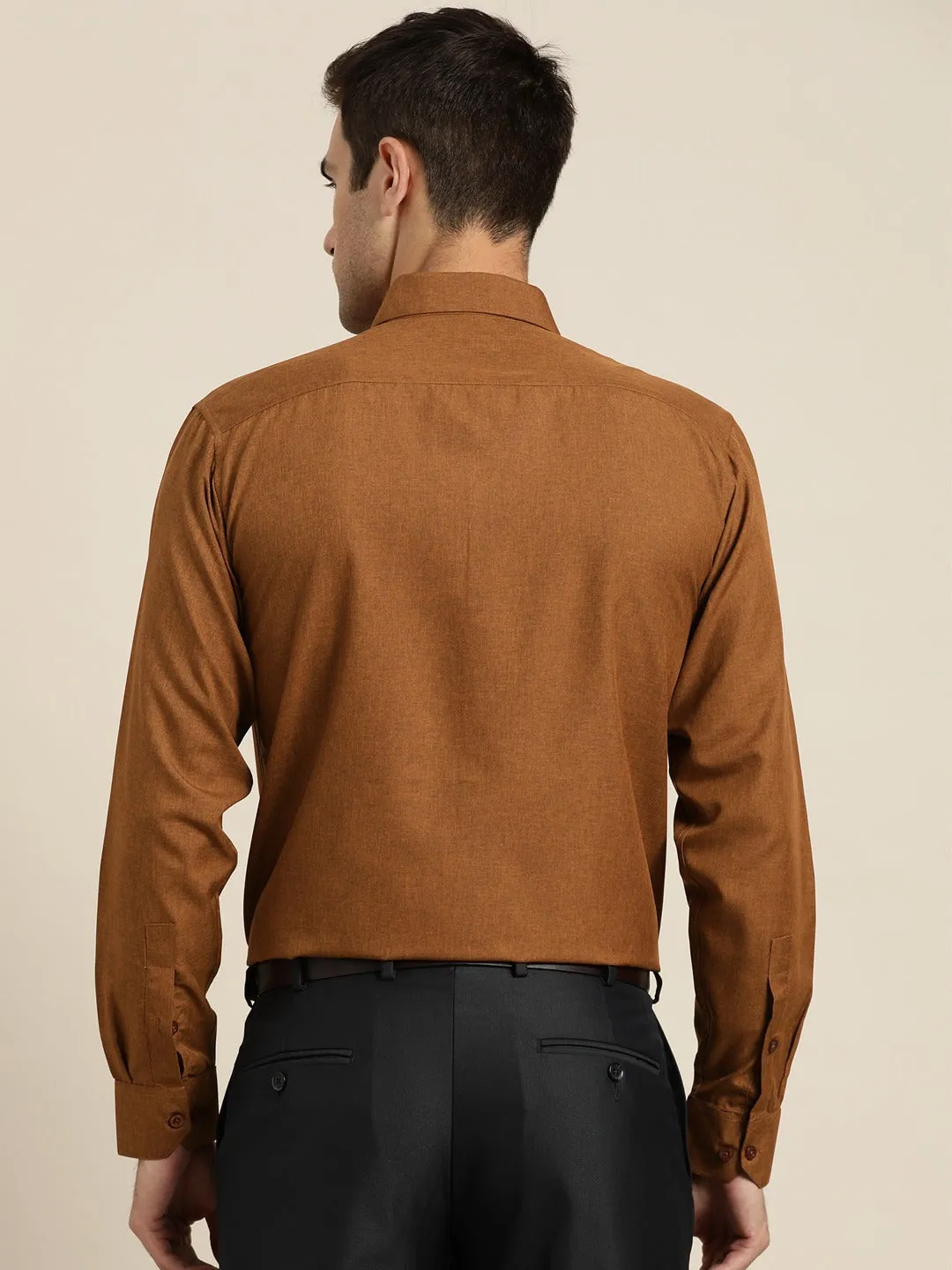 Men's Cotton Copper Casual Shirt