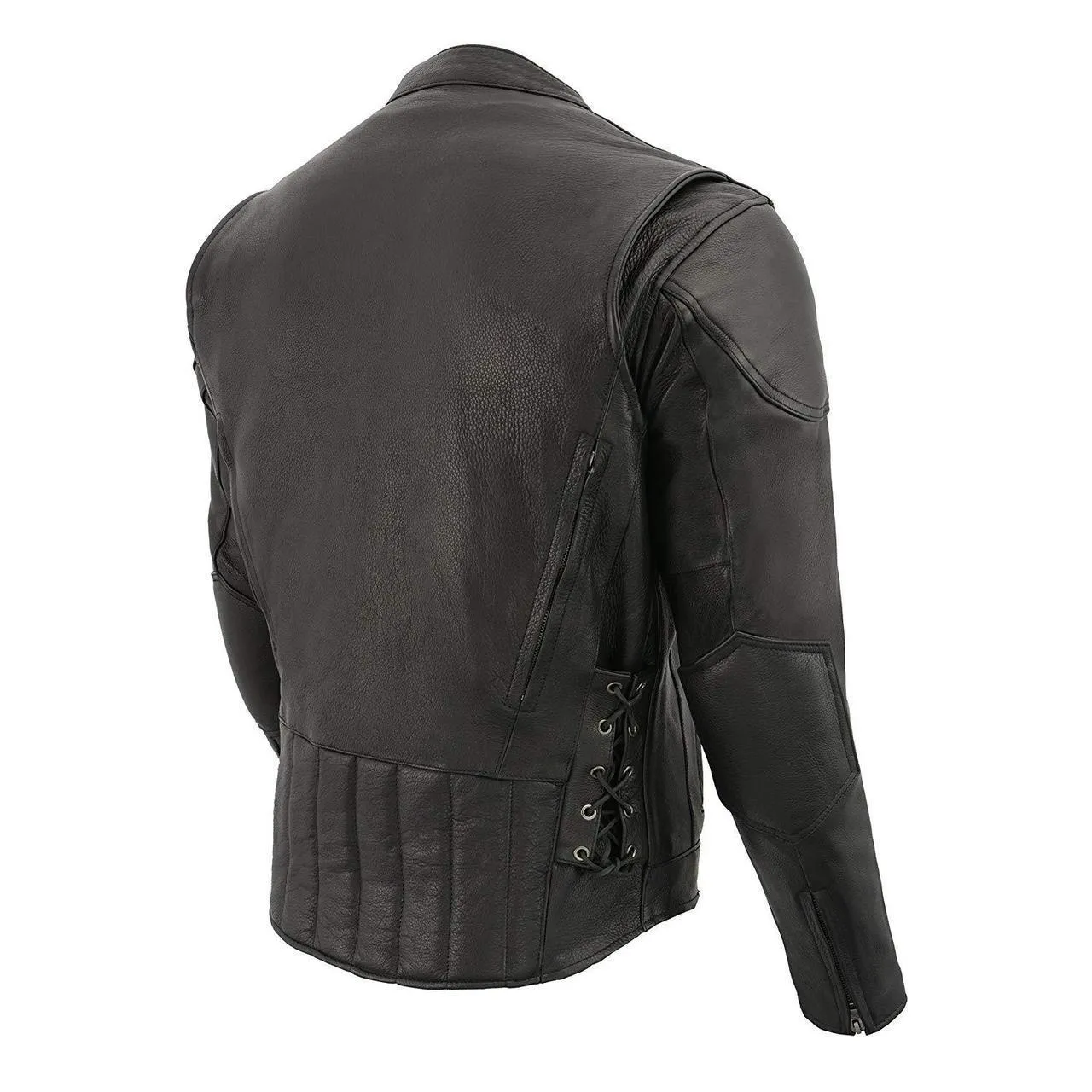 Men's Side Lace Vented Scooter Jacket