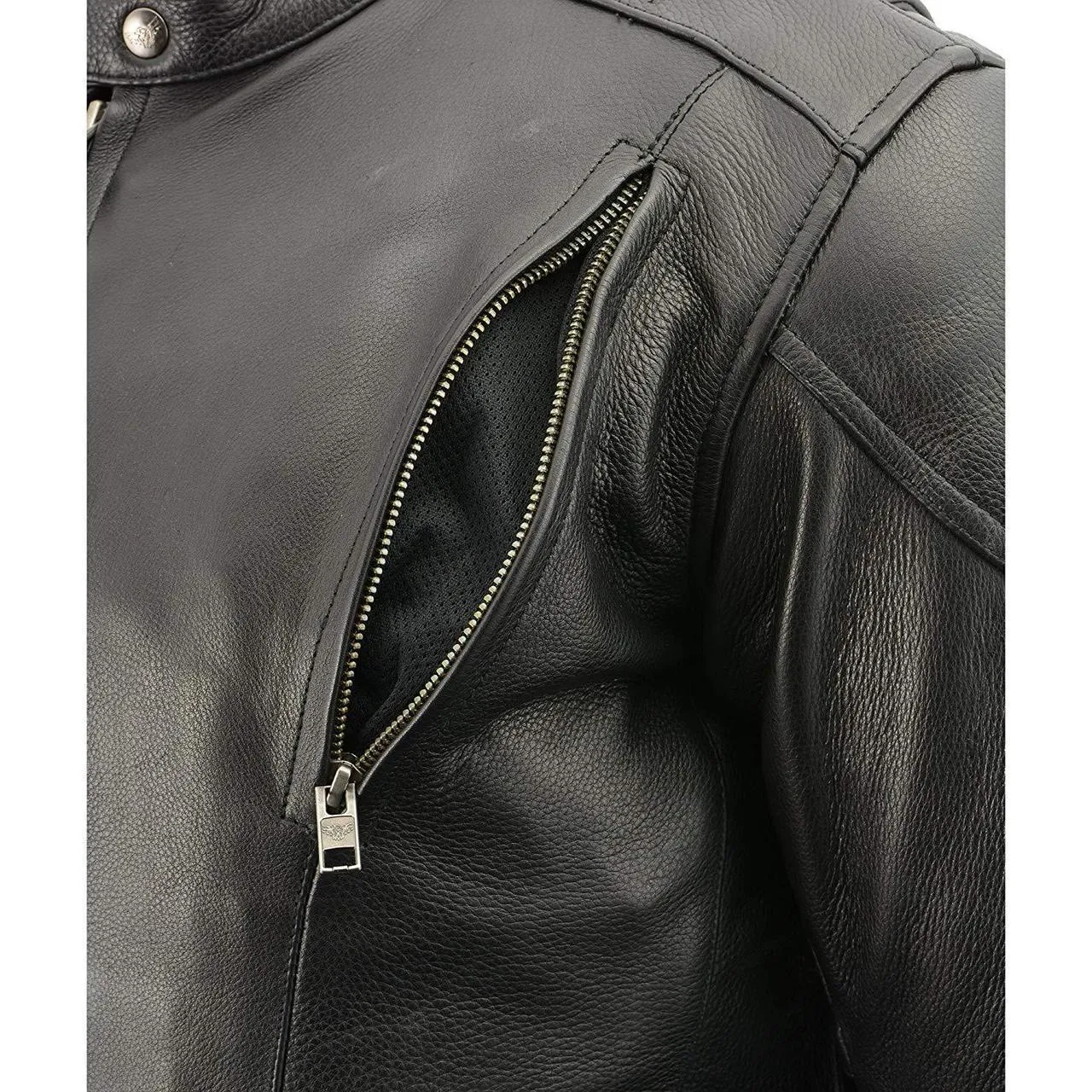 Men's Side Lace Vented Scooter Jacket