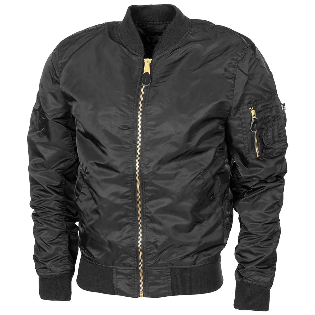 MFH US MA1 Airforce Flight Jacket Black