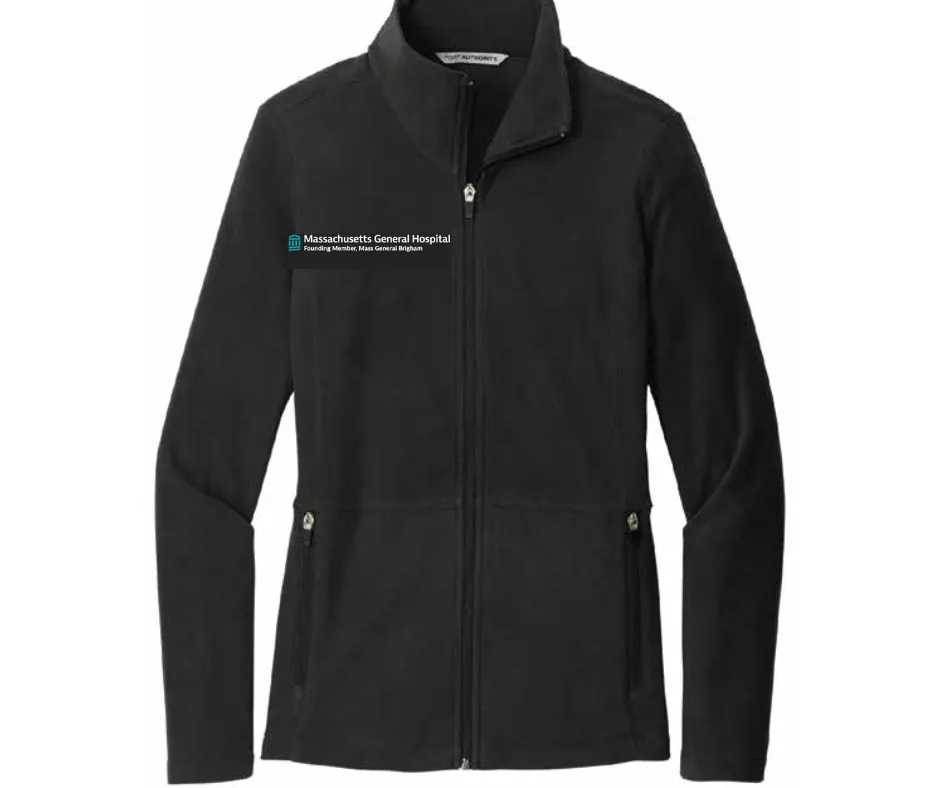 MGH/MGB  Port Authority Ladies Micro Fleece Jacket  Black X-Small