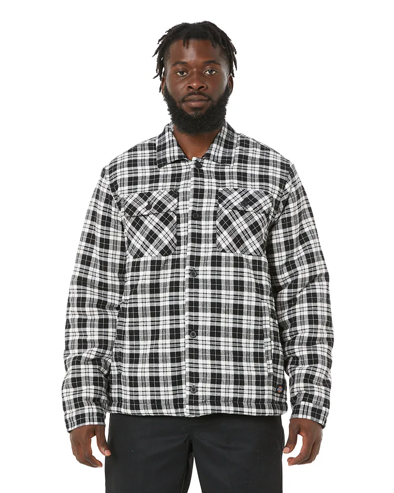 Midwest Flannelette Shacket - White