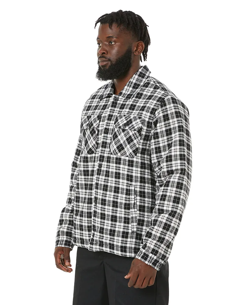 Midwest Flannelette Shacket - White