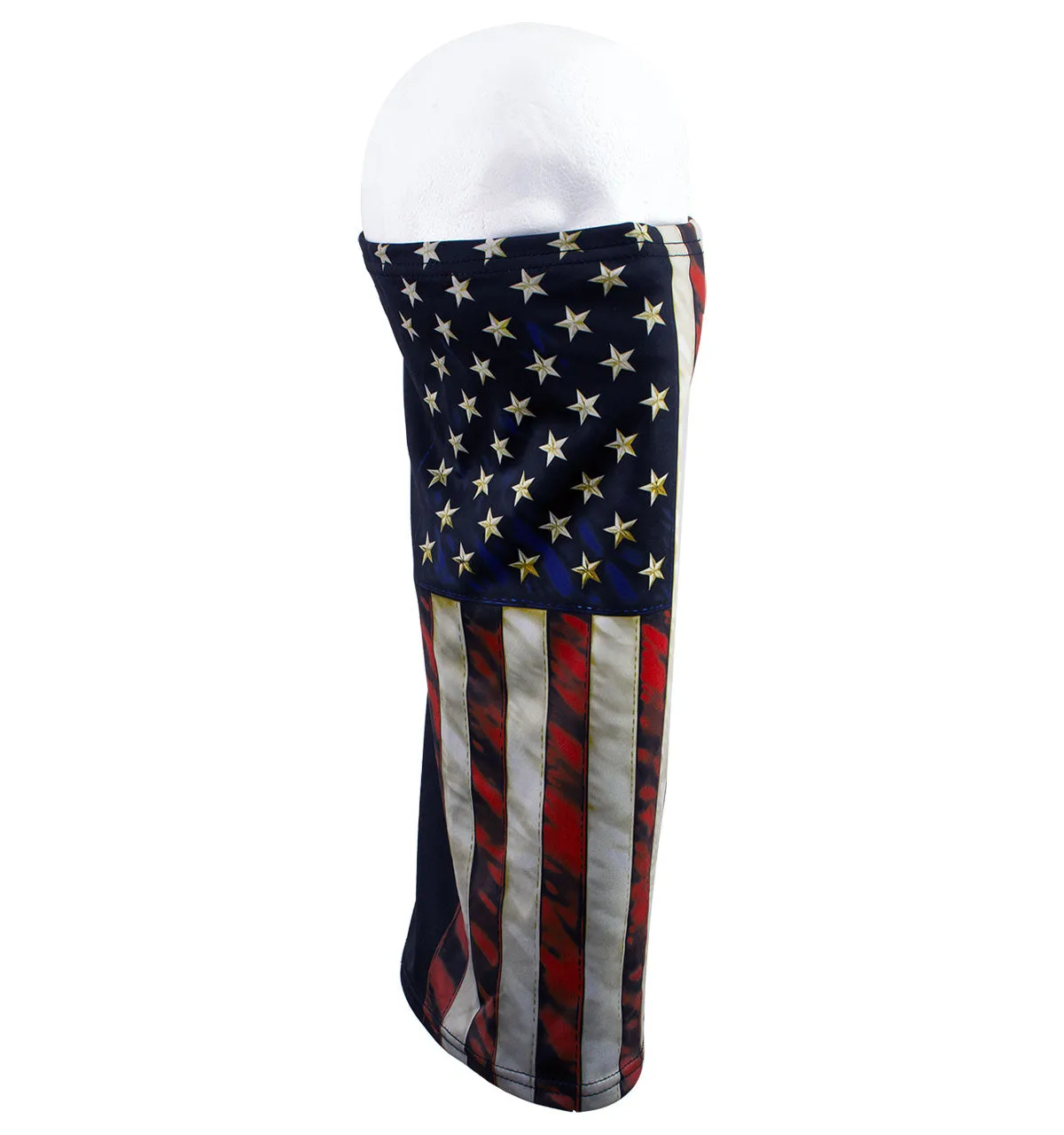 Milwaukee Leather MP7928FM 'USA Flag Artwork ' 100 % Cotton Uni-Sex Motley Tube