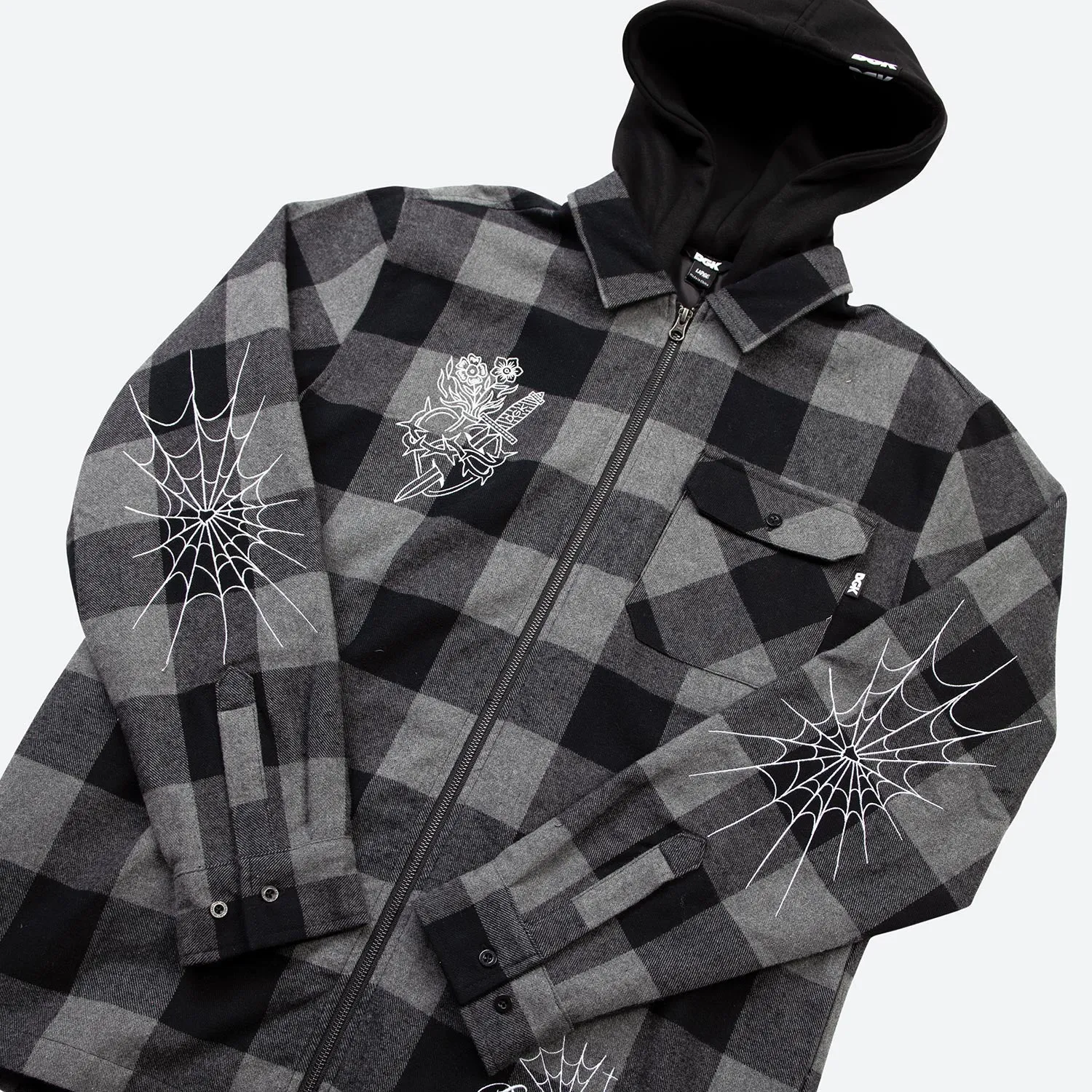 Monterey Embroidered Flannel Shacket