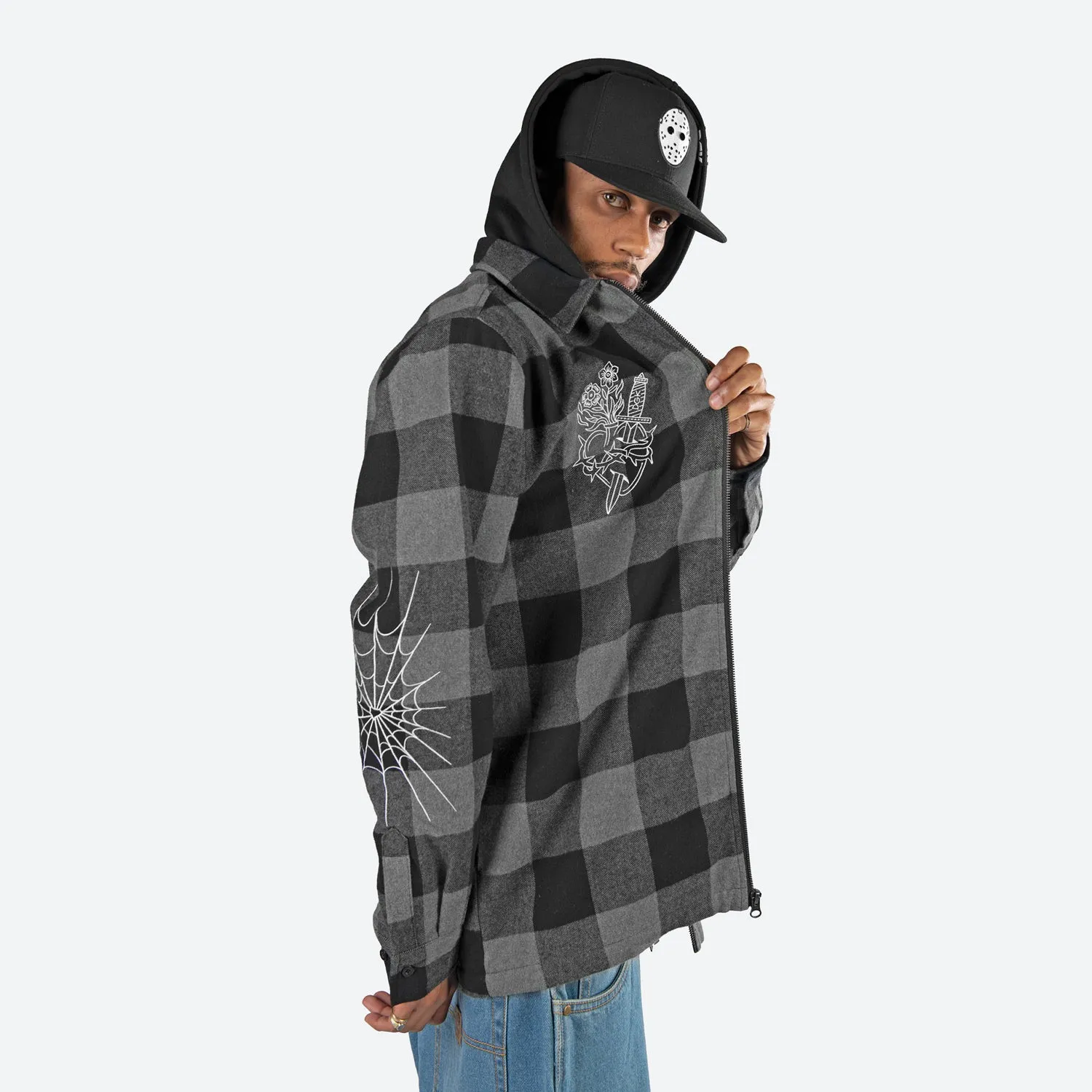 Monterey Embroidered Flannel Shacket