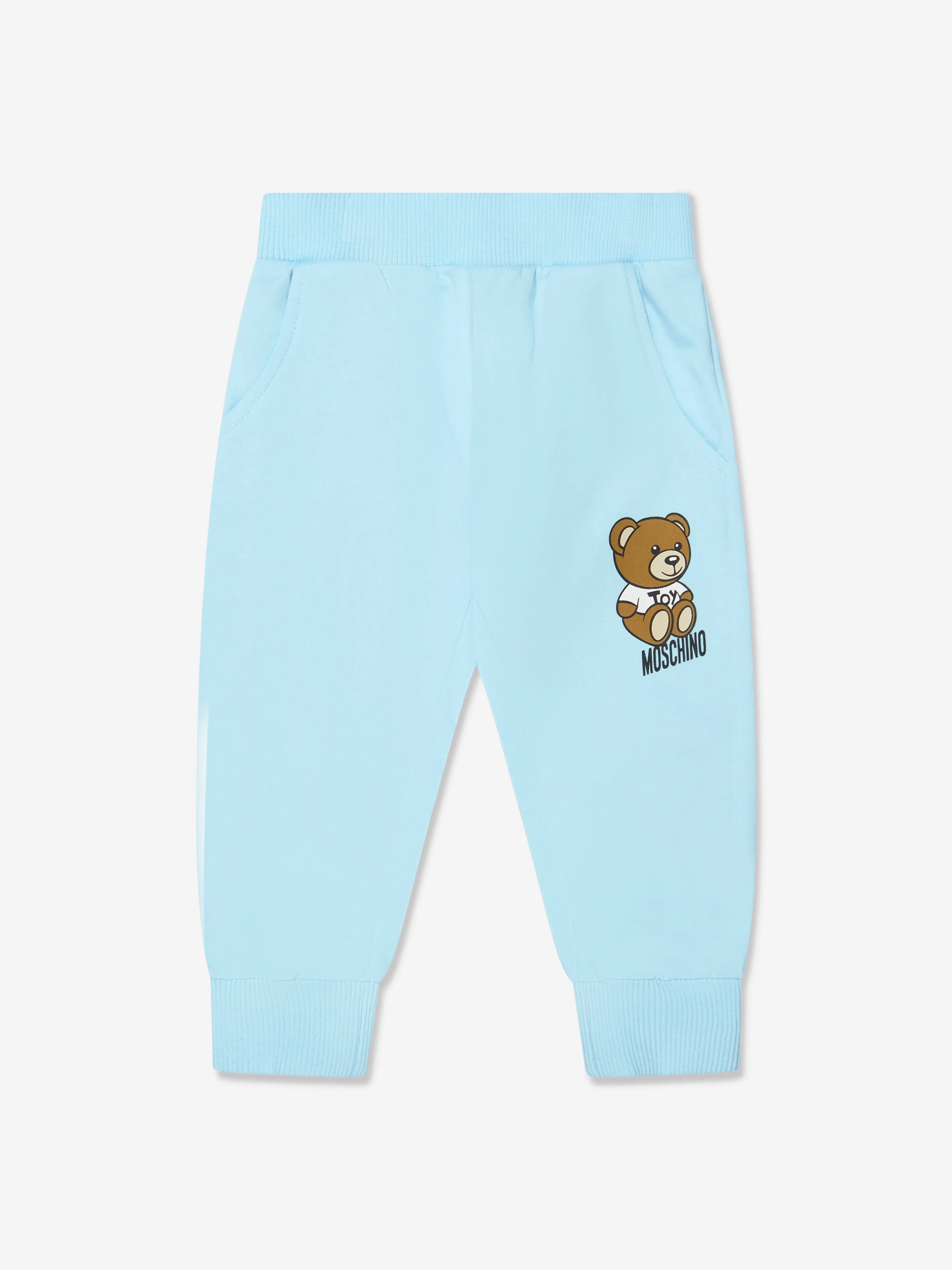 Moschino Baby Boys Teddy Logo Tracksuit in Blue