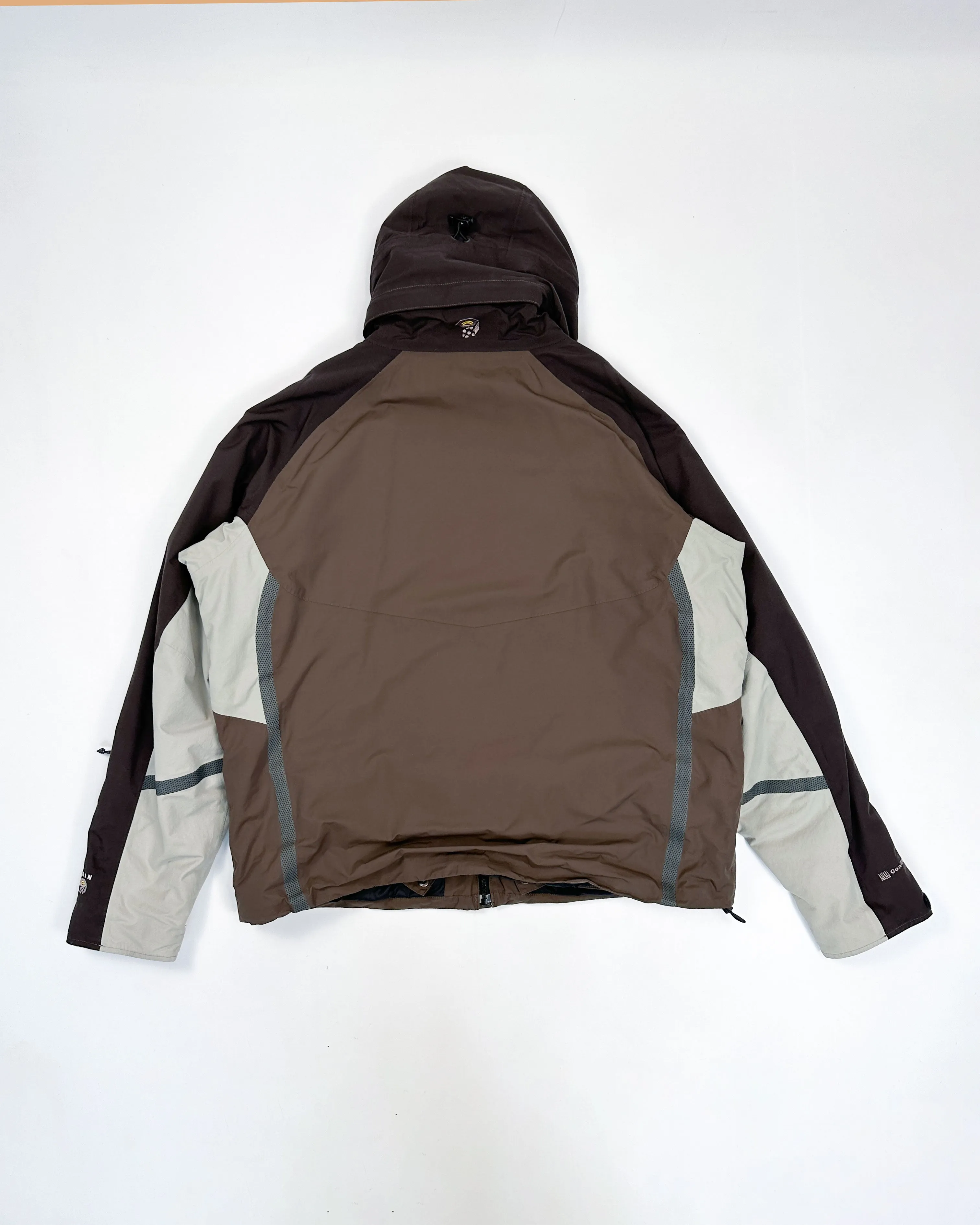 Mountain Hardwear Brown 3-Tone Shield Snow Jacket 2000's