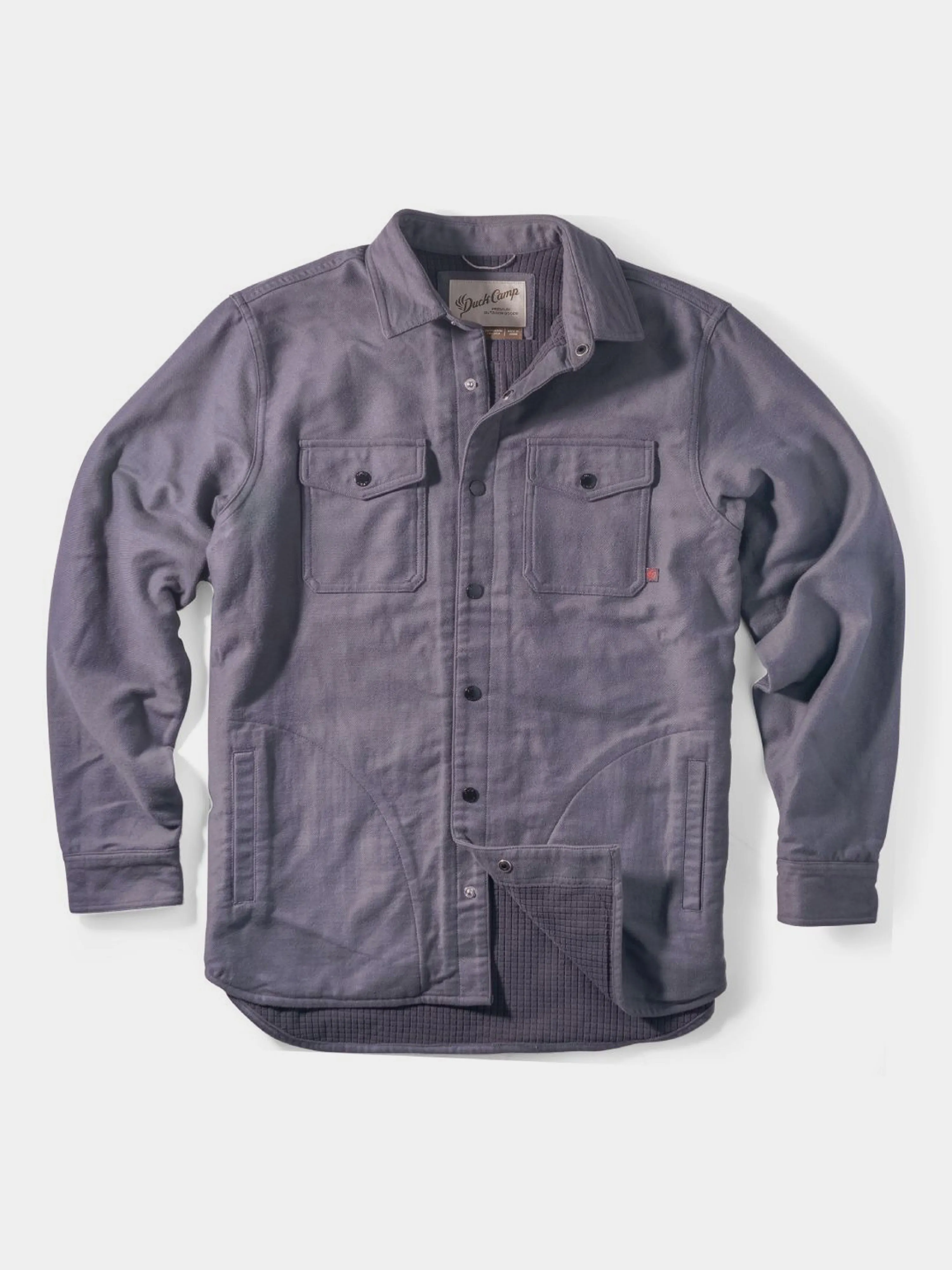 M's Campfire Shacket - Charcoal