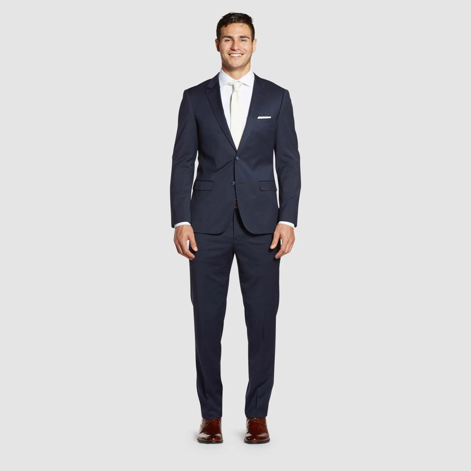 Navy Blue Suit Pants