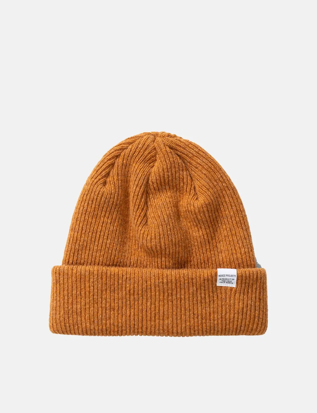 Norse Projects Beanie Hat Brushed (Wool) - Montpellier Yellow