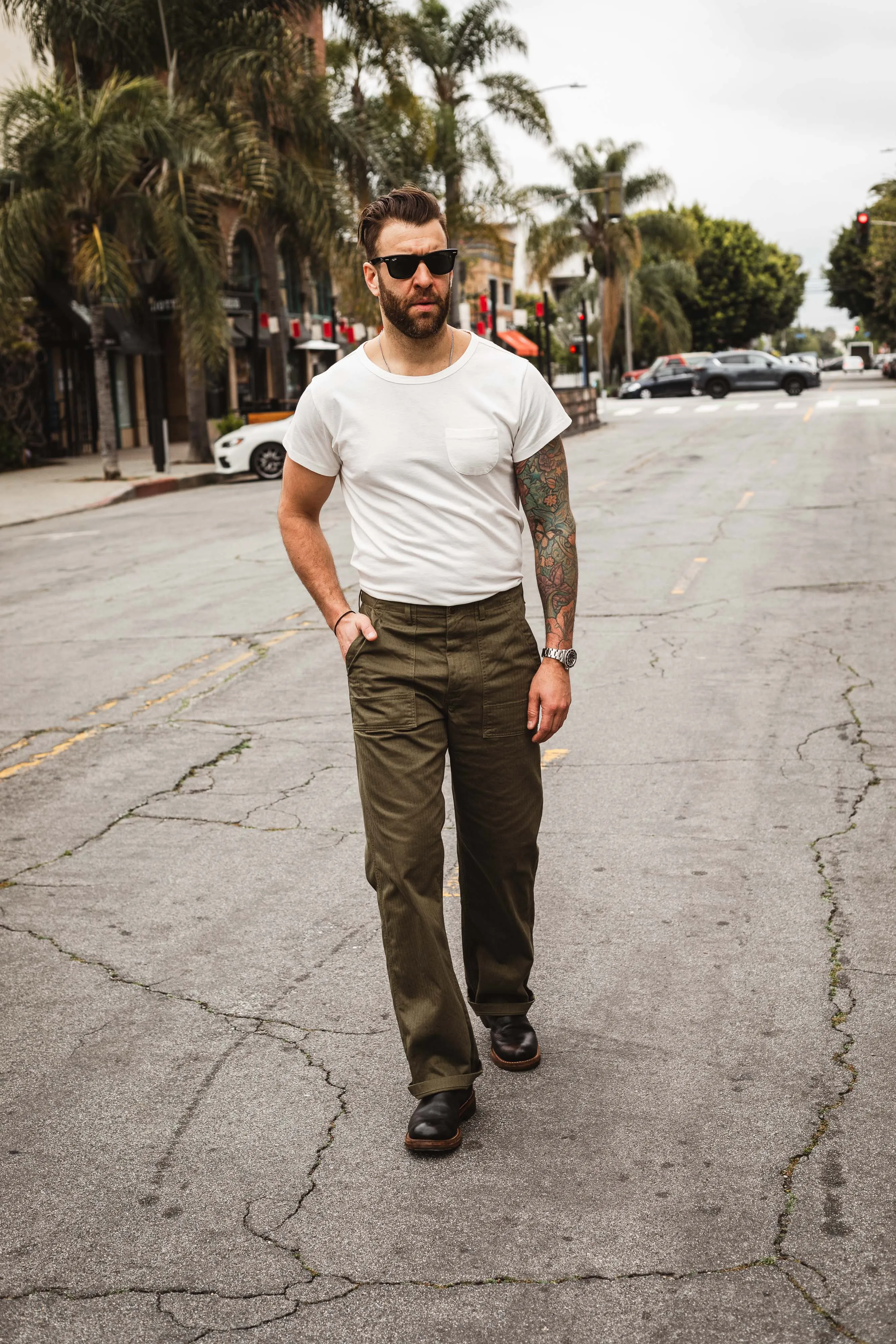 Nudie - Tuff Tony - Fatigue Pants - Olive