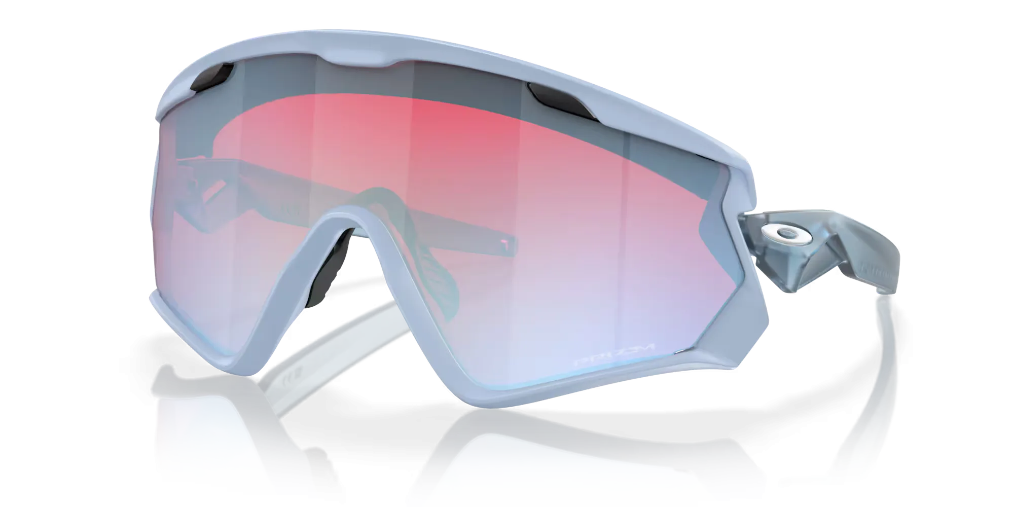 Oakley Wind Jacket 2.0 Prizm Snow Sapphire Lenses, Matte Translucent Stonewash Frame