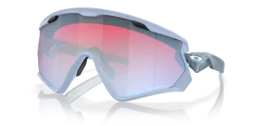 Oakley Wind Jacket 2.0 Prizm Snow Sapphire Lenses, Matte Translucent Stonewash Frame