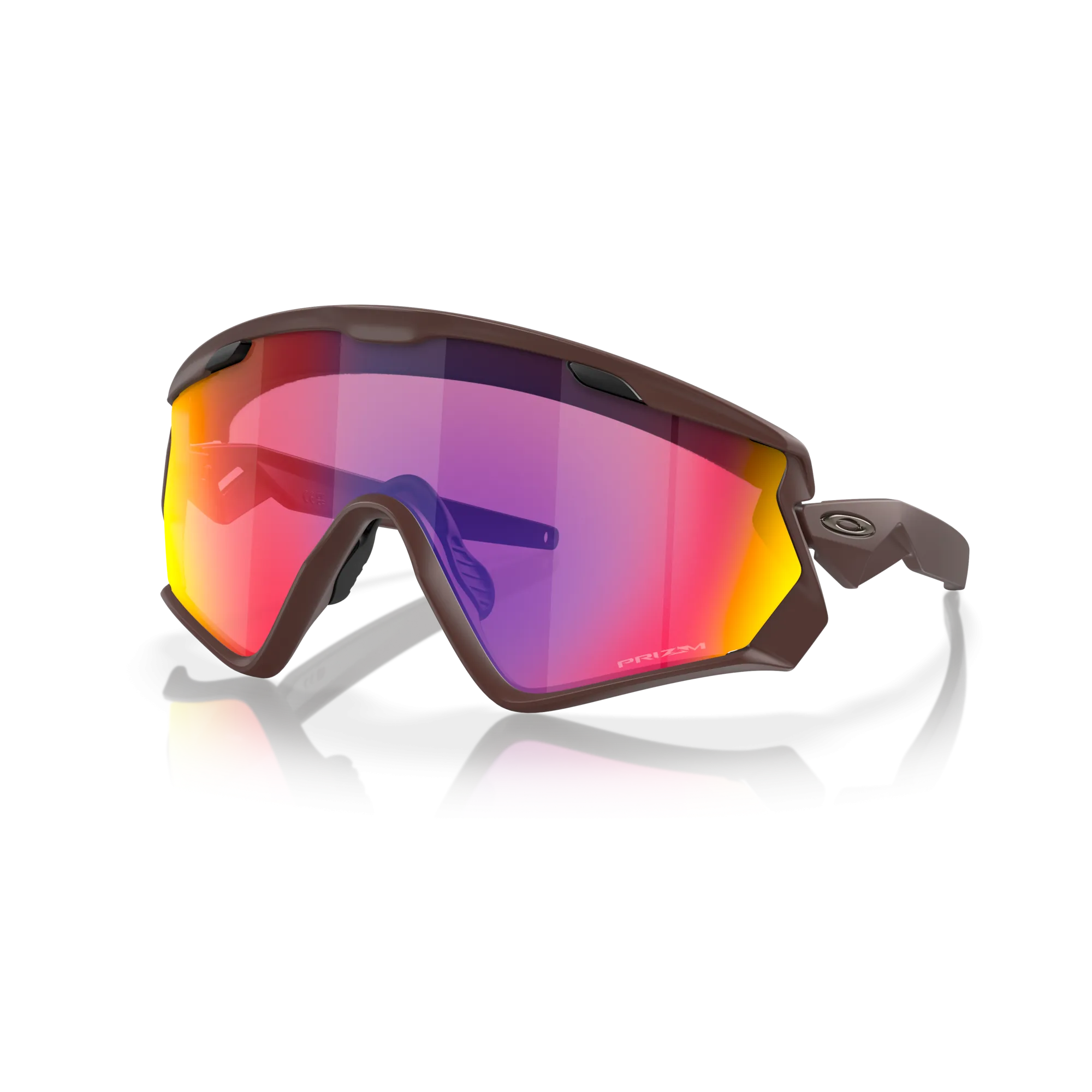 Oakley Wind Jacket Prizm Road Lenses, Matte Grenache Frame