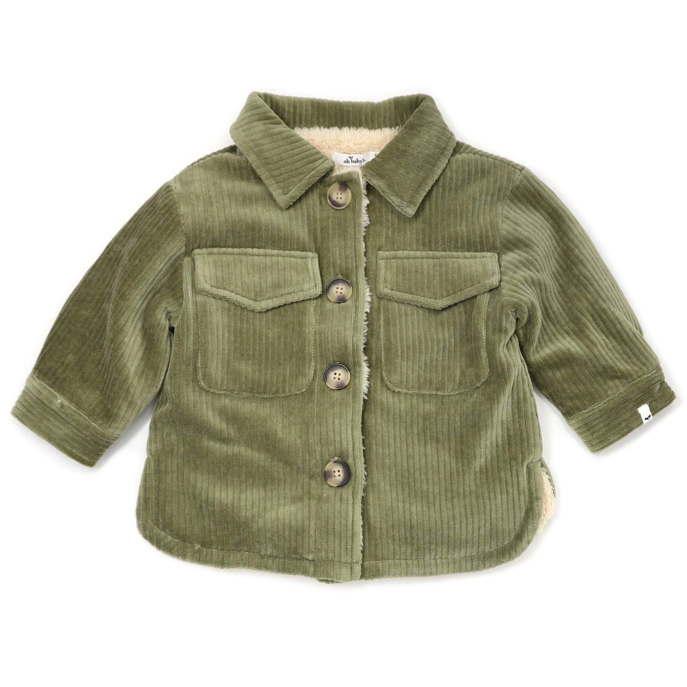 oh baby! Shacket Corduroy - Moss