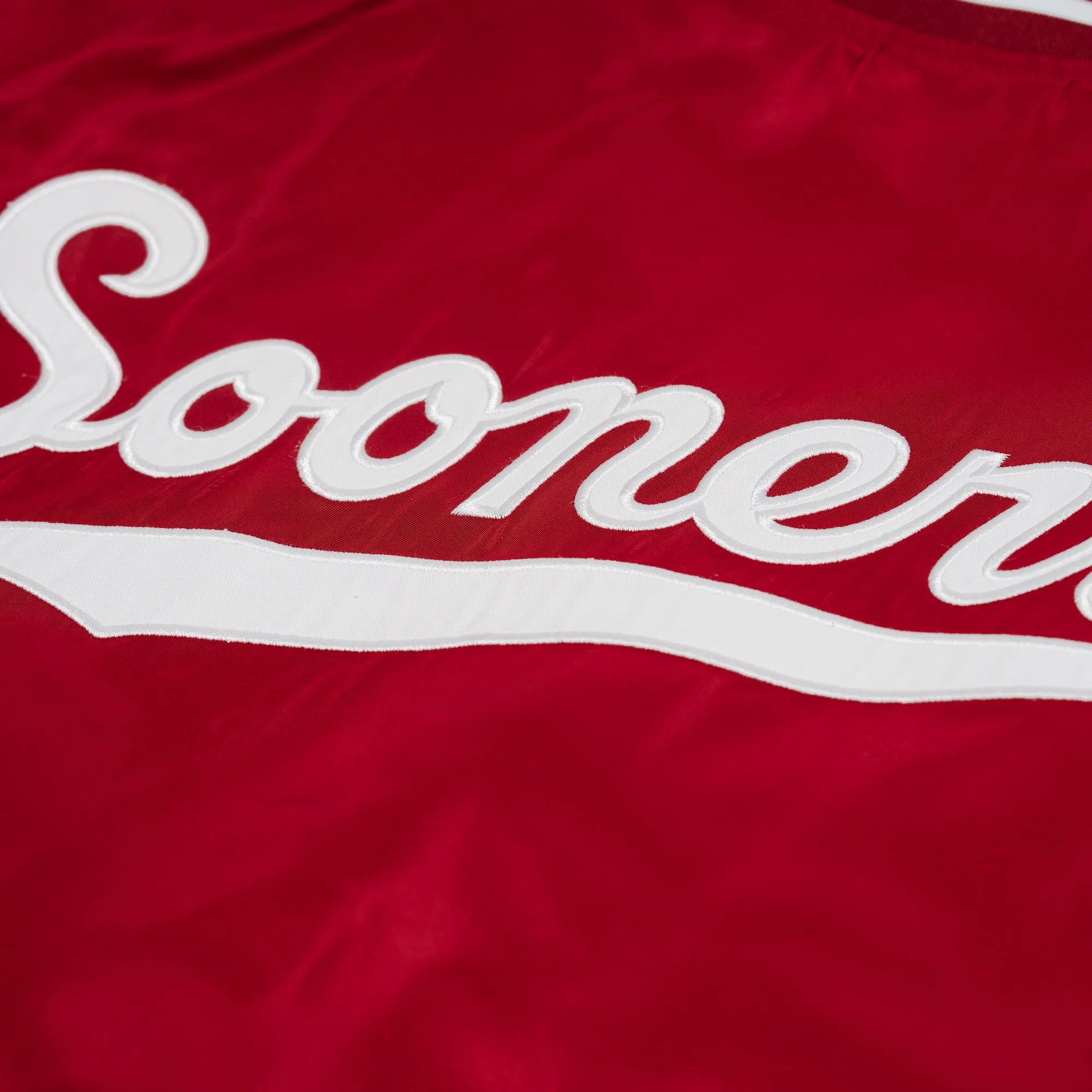 Oklahoma Sooners Vintage Script Bomber Jacket