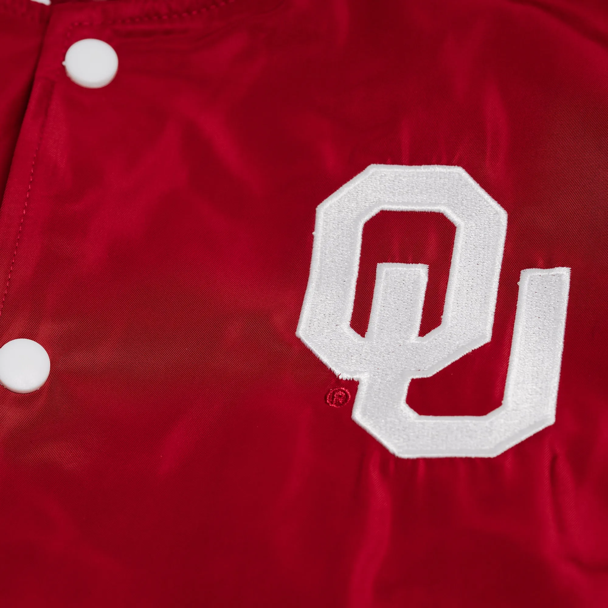 Oklahoma Sooners Vintage Script Bomber Jacket