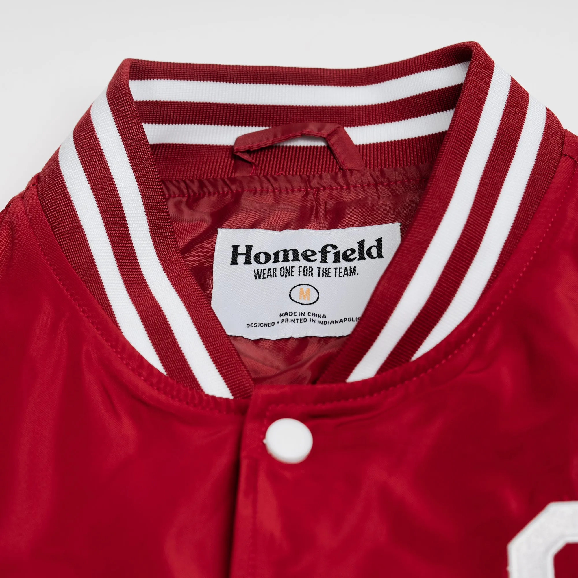 Oklahoma Sooners Vintage Script Bomber Jacket