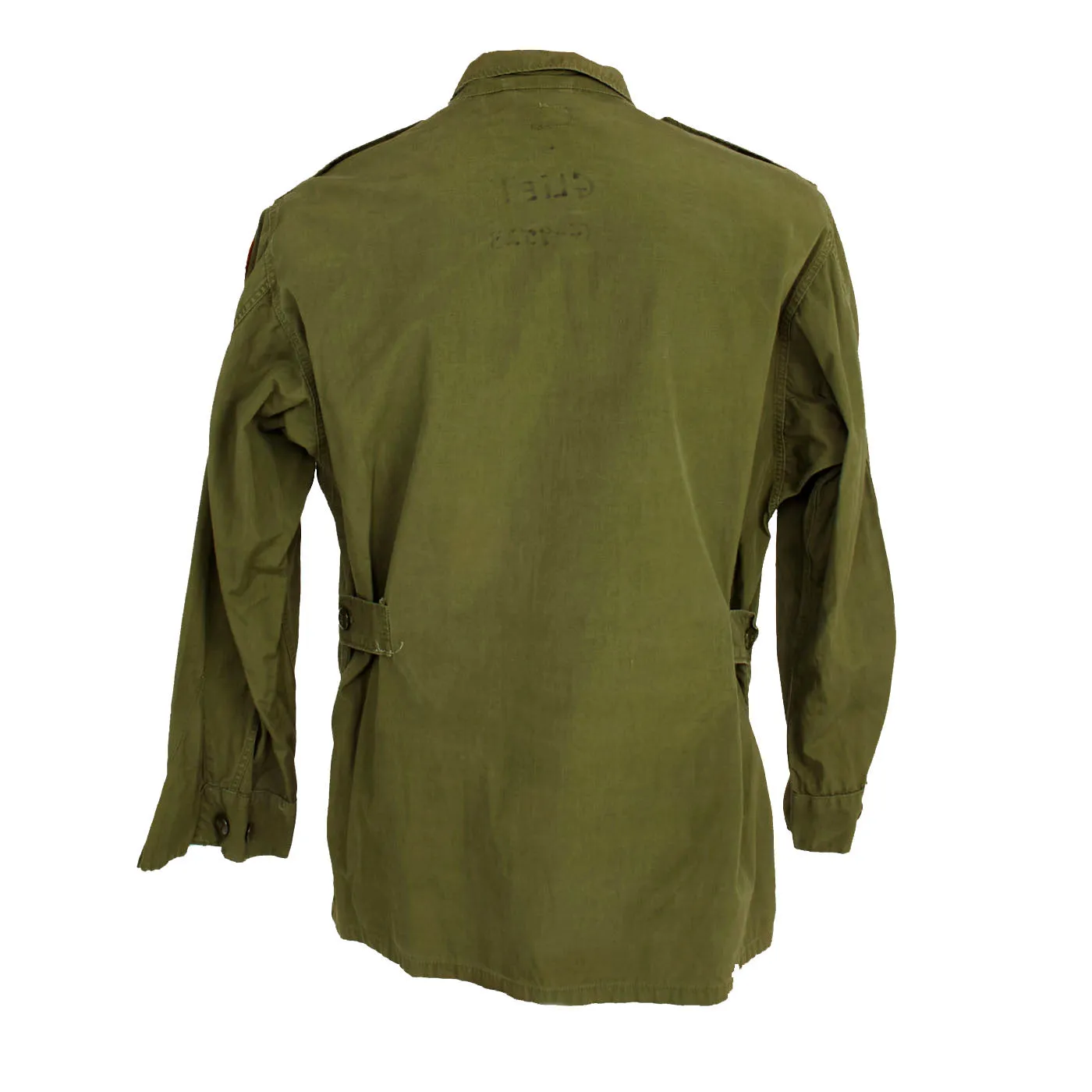 Original Rare U.S. Vietnam War MACV Advisor’s 1st Pattern Jungle Fatigue Jacket with Incountry Insignia