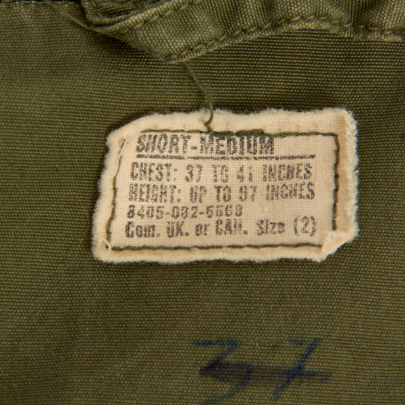 Original Rare U.S. Vietnam War MACV Advisor’s 1st Pattern Jungle Fatigue Jacket with Incountry Insignia