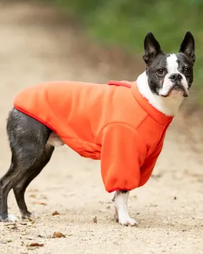 Outdoor Fleece Dog Jacket - Orange