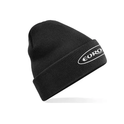 Oval Black Logo Beanie