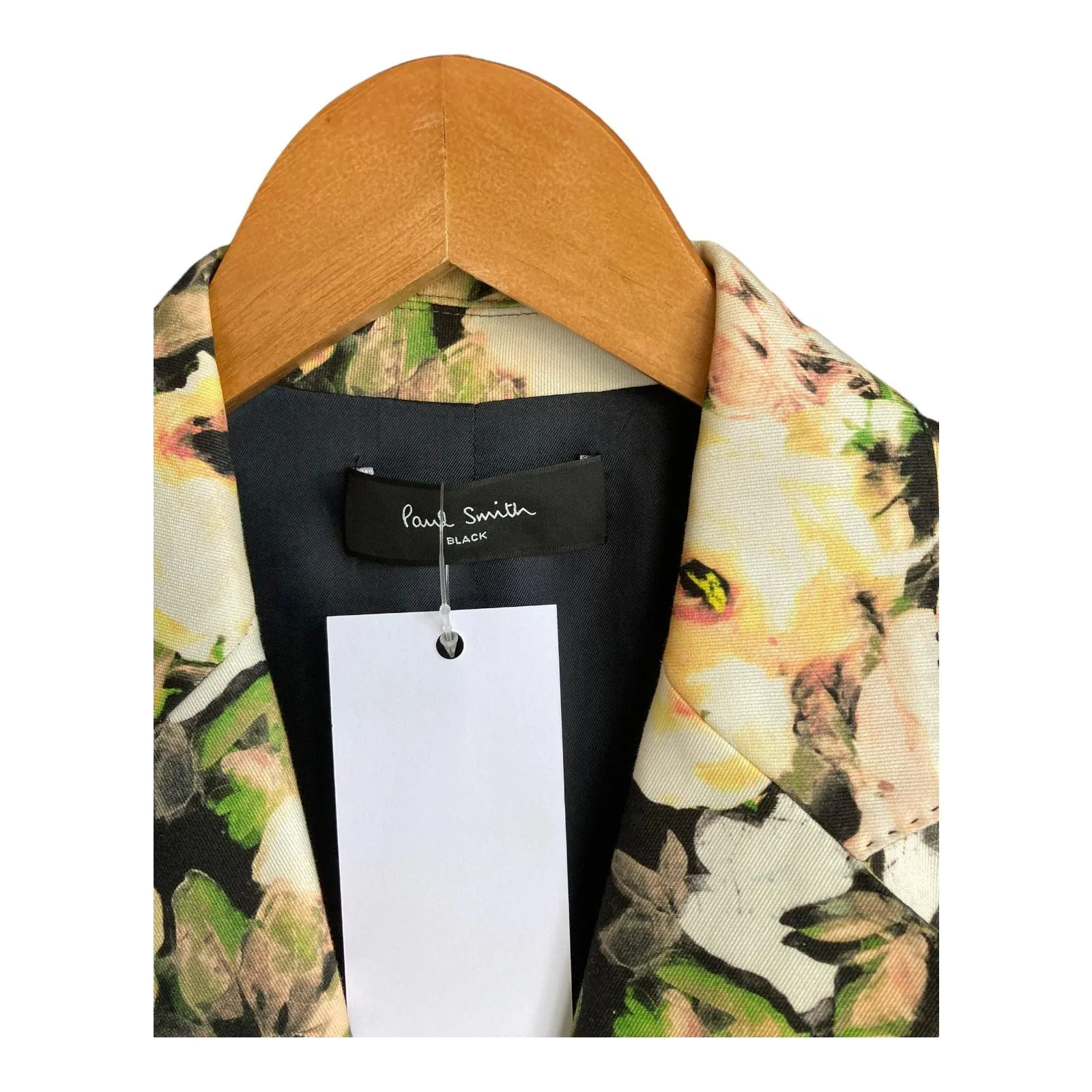 Paul Smith Black Label Cotton Floral Multi-Coloured Long Sleeved Jacket UK Size 12