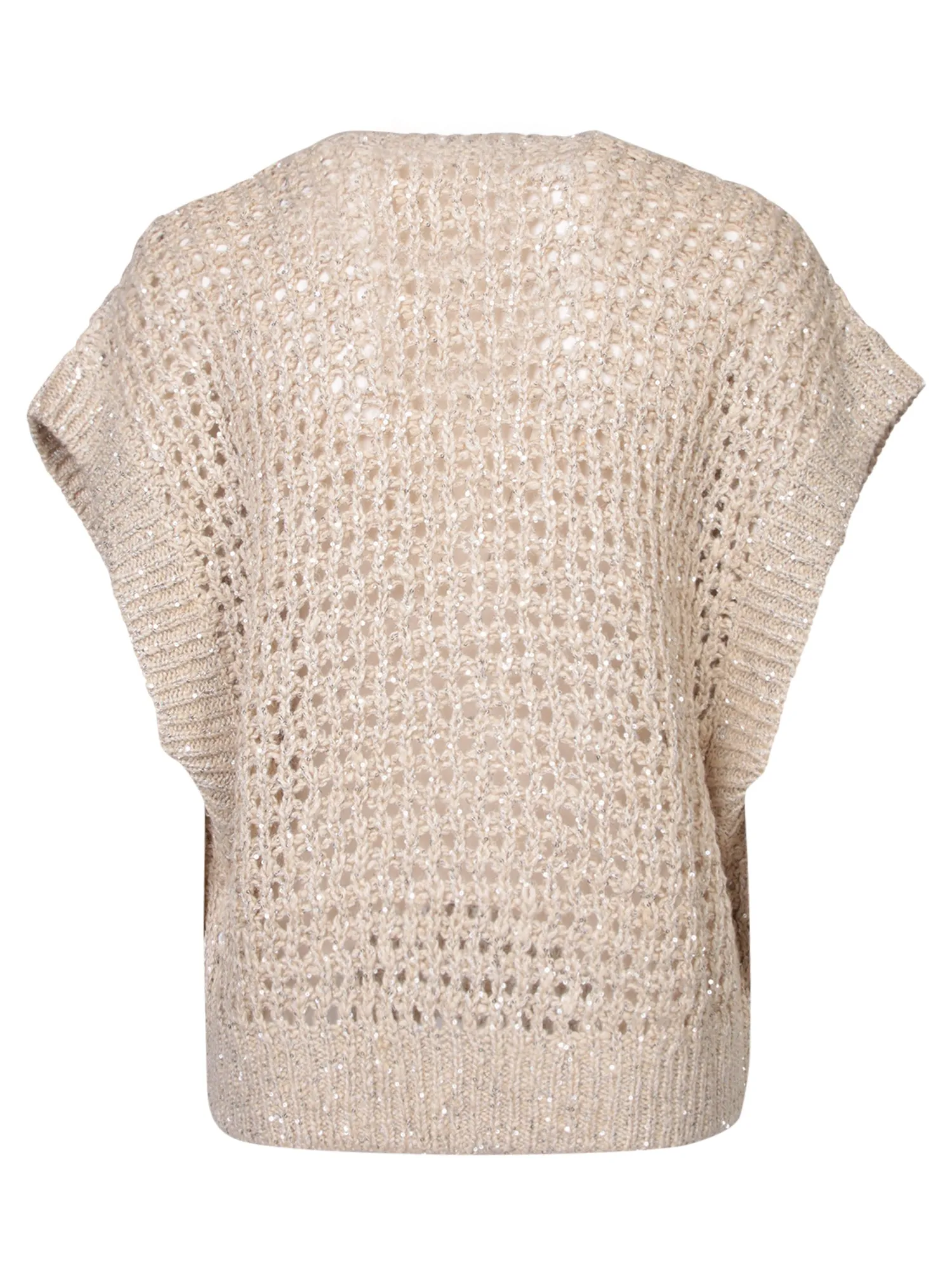 Pearl Silk-Linen Vest