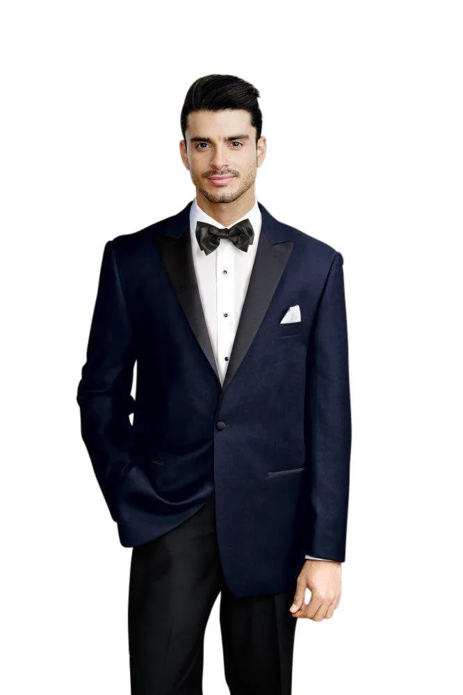 "Liam" Navy Velvet Jacket