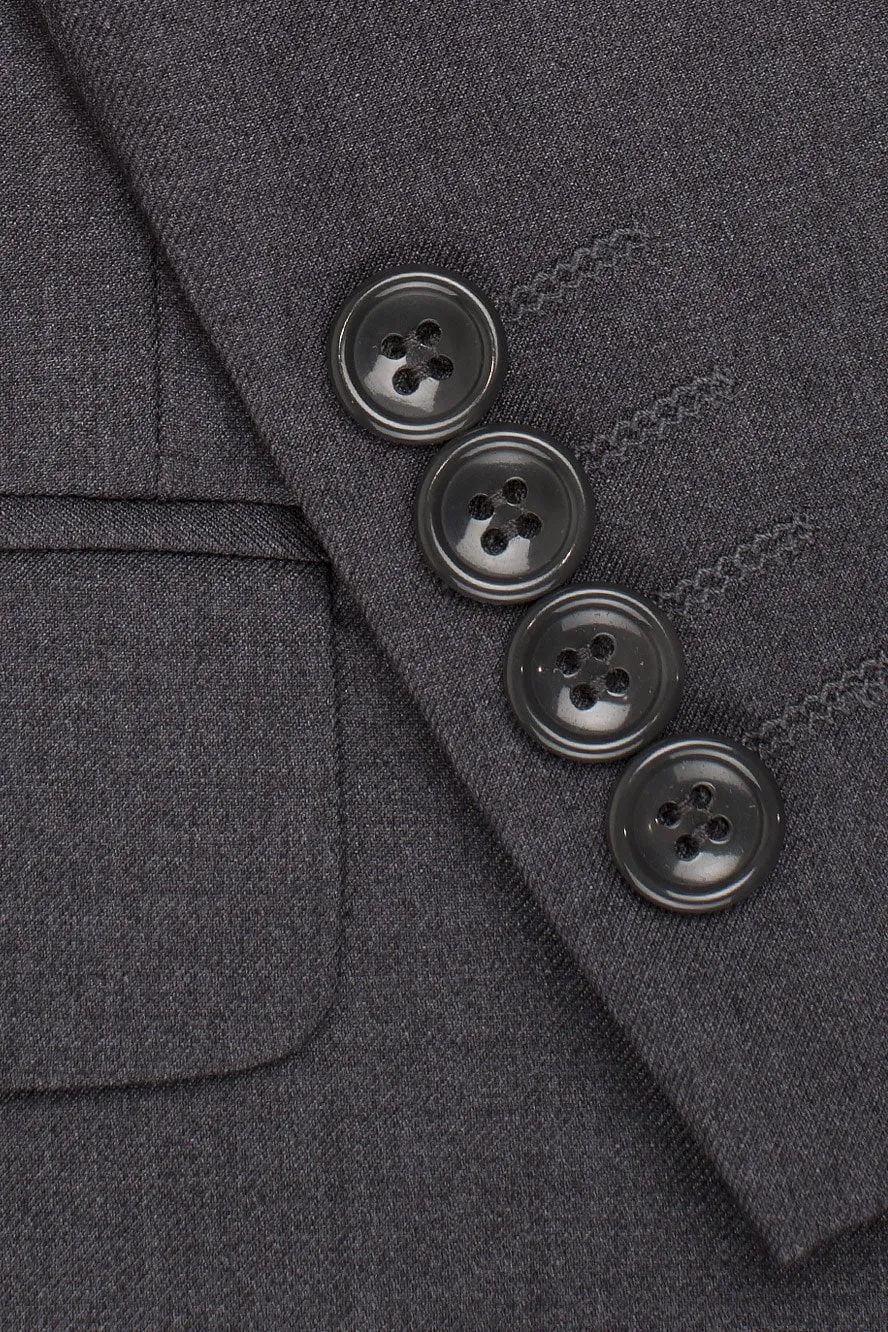 "Madison" Steel Grey Suit Jacket