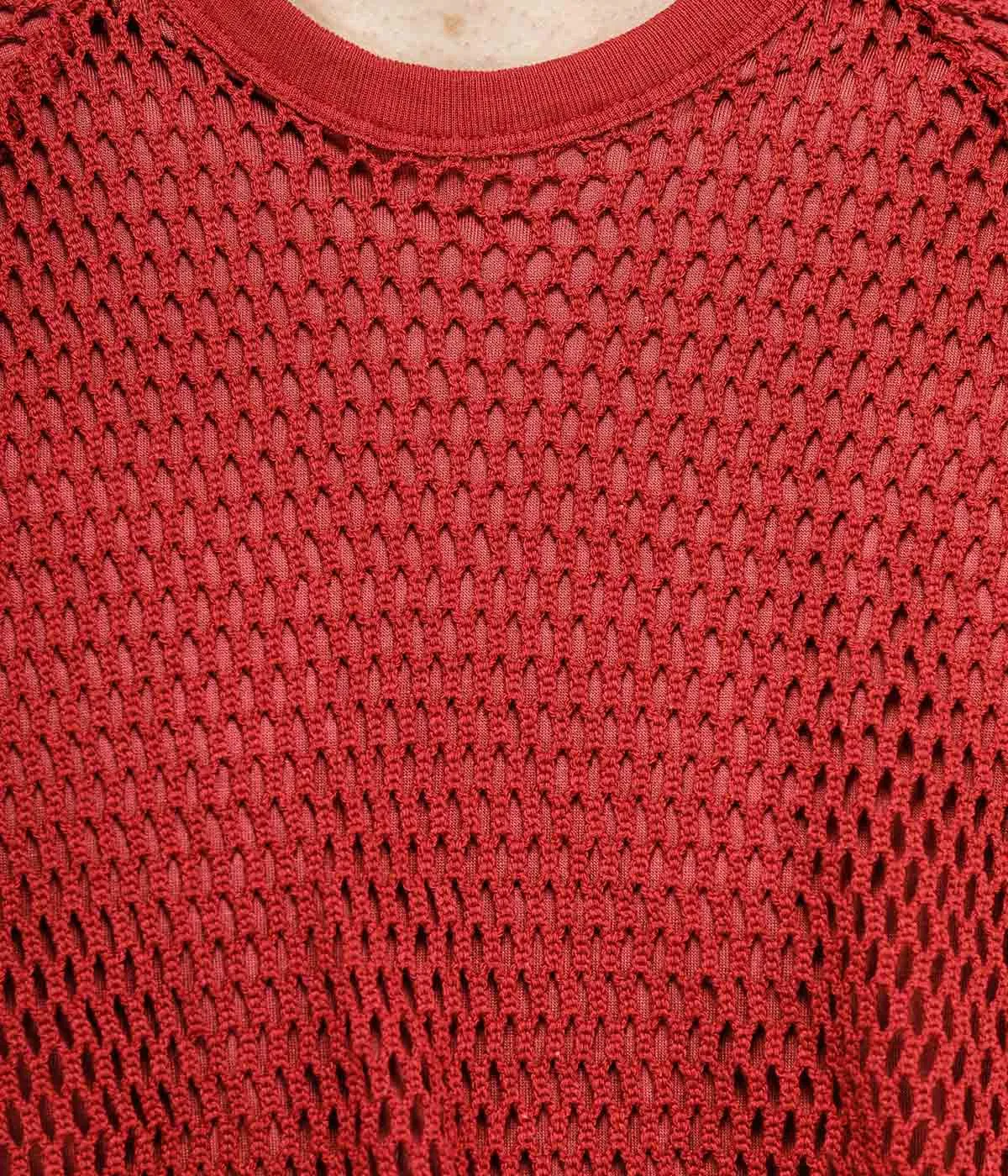 Red Mesh T-Shirt