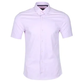 Remus Uomo 2 Way Stretch SS Shirt in Pink