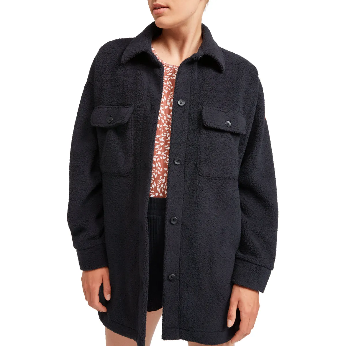 Roxy Women's Over And Out Button UP Shirt Jacket