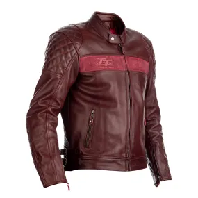 RST IOM TT Brandish CE Leather Jacket - Oxblood