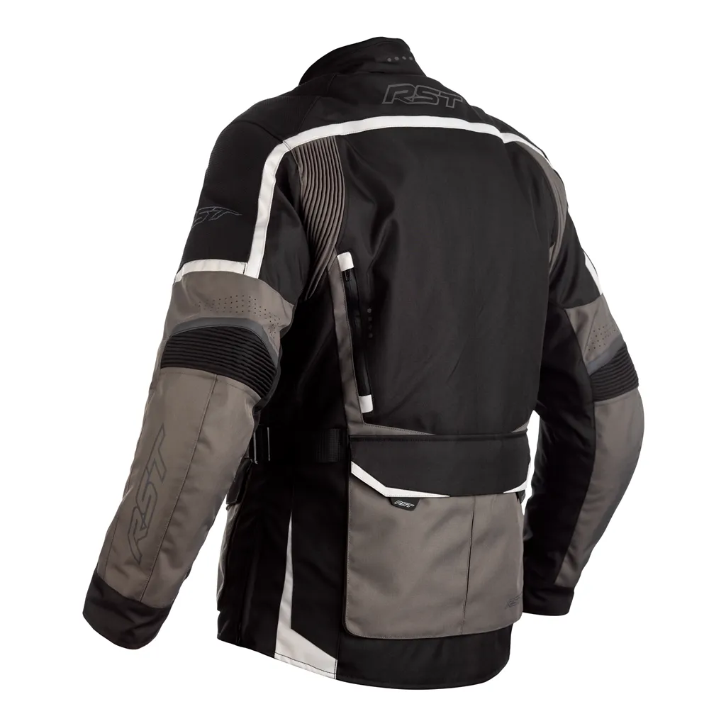 RST Maverick CE Textile Jacket - Black / Grey / Silver