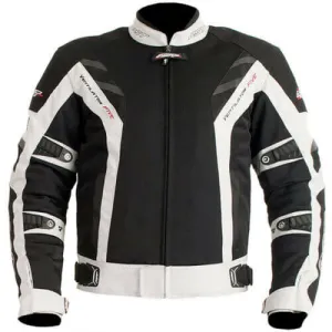 RST Pro Series Ventilator 5 CE Textile Motorcycle Motorbike Jacket Silver Black