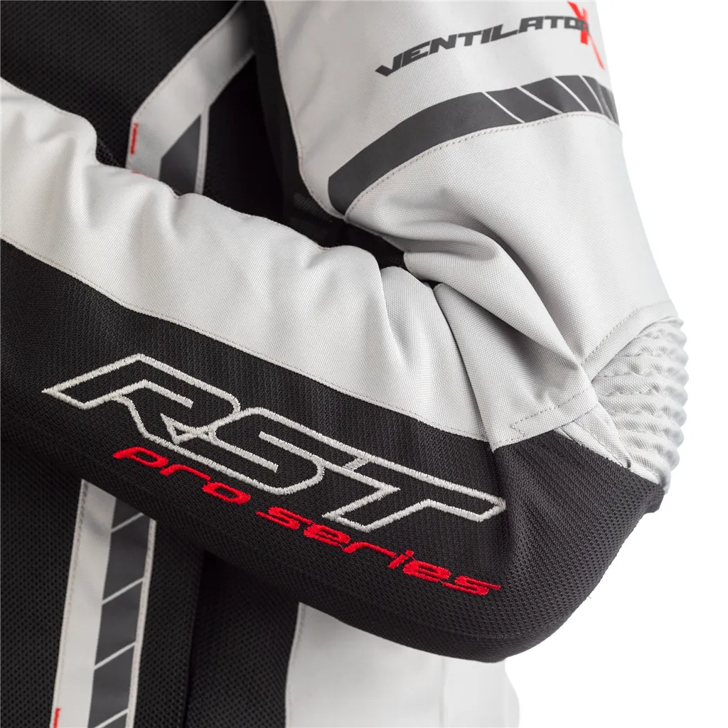 RST Pro Series Ventilator-X CE Textile Jacket - Silver / Black