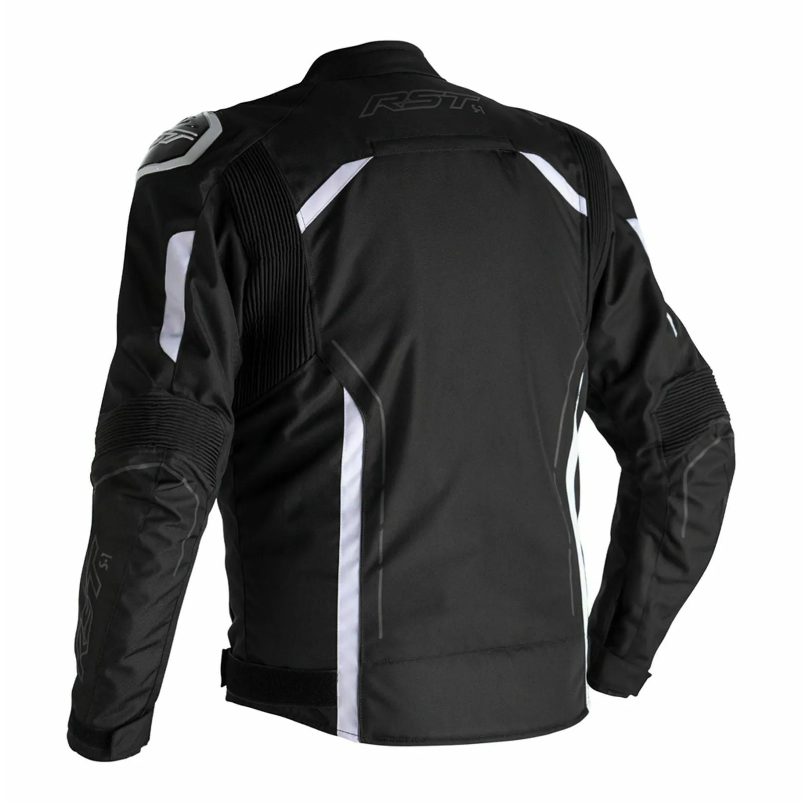 RST S1 Textile Waterproof Motorcycle Jacket - Black, White