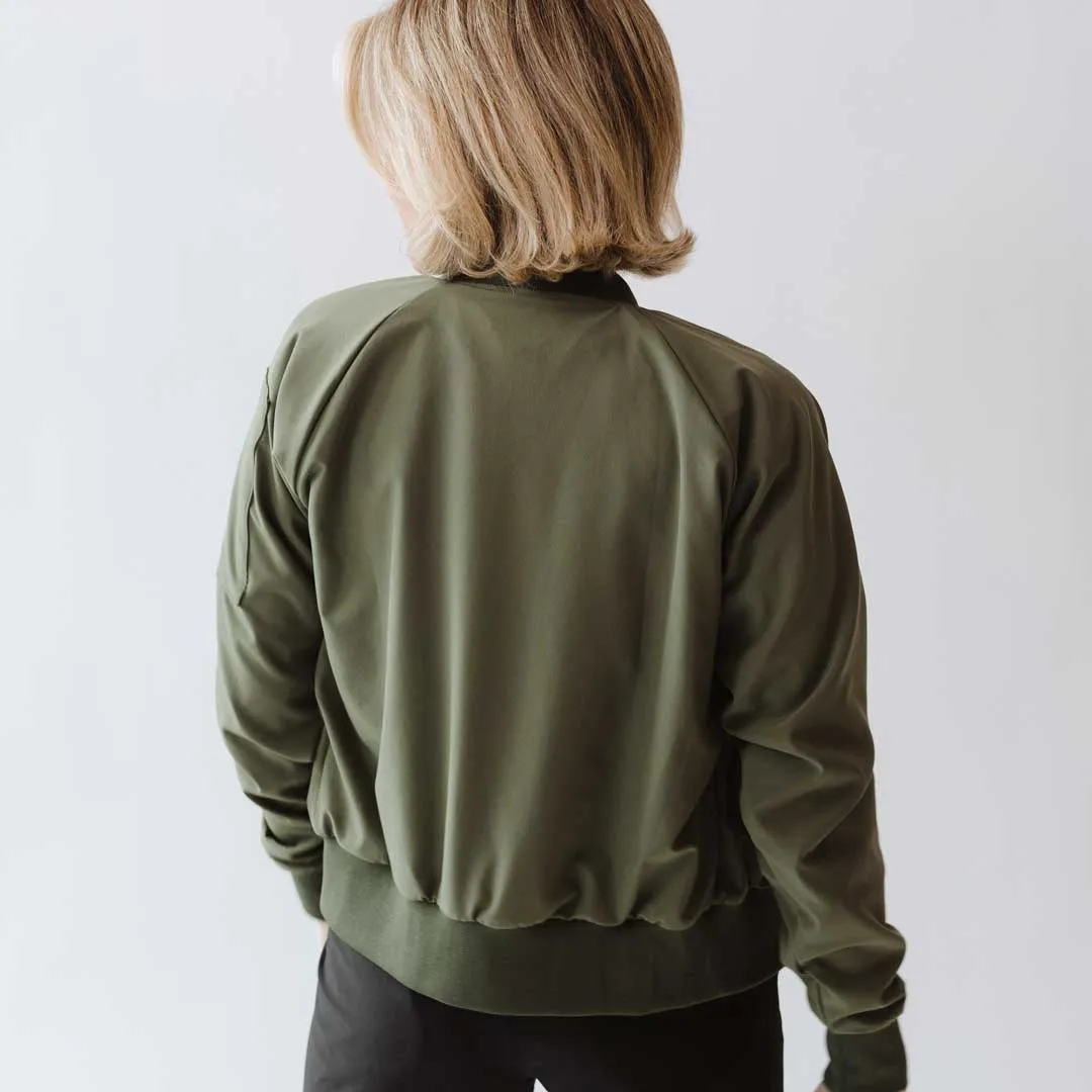 Sage Bomber Jacket