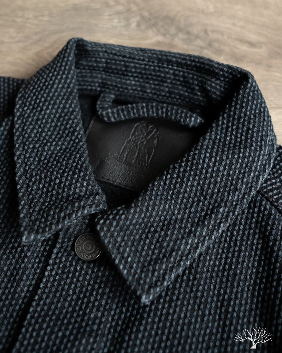 Sashiko Type 2 Jacket - Grey x Black